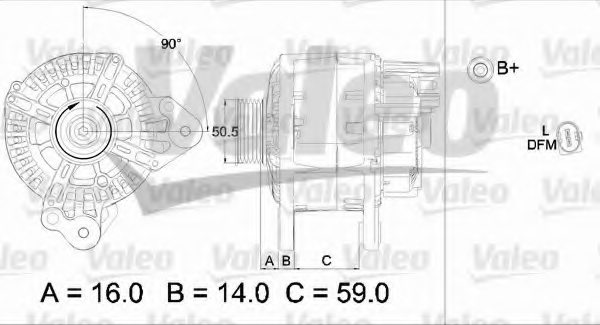 VALEO 437456 Alternator